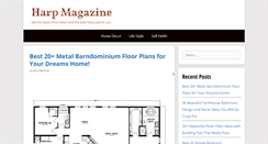Desktop Screenshot of harpmagazine.com