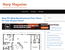 Tablet Screenshot of harpmagazine.com